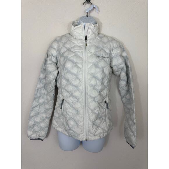 Columbia Women’s XS White Quilted Thermal Coil Omni-Heat Jacket - Picture 1 of 8